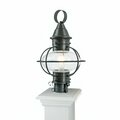 Norwell American Onion Outdoor Post Light - Gun Metal 1711-GM-CL